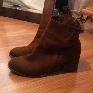 Brown booties